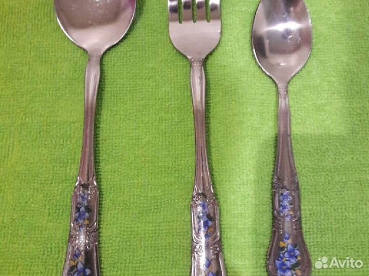 Вилки ложки чайные ложки.из нержавейки