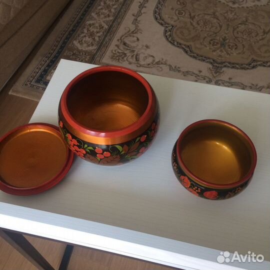 Горшок с Хохломой