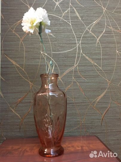 Ваза цветное стекло СССР