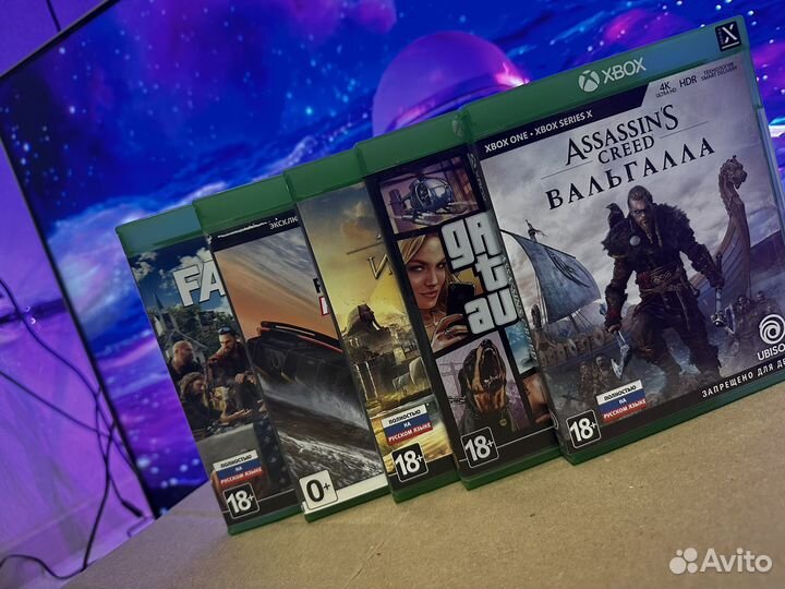 Игры на Xbox one (16 дисков)
