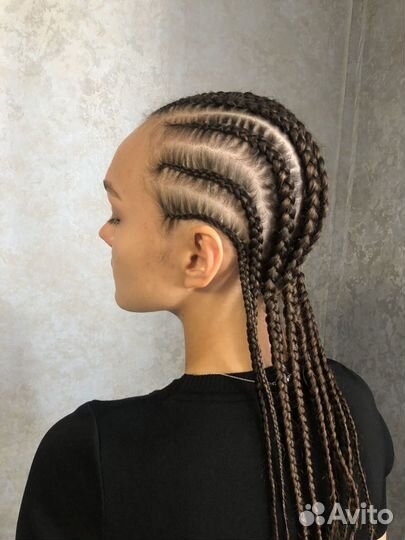 Брейды с канекалоном, узорные брейды, косички