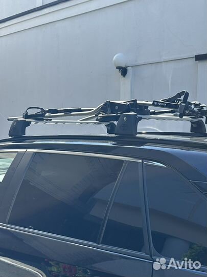 Поперечные рейлинги toyota rav4 и велобагажники