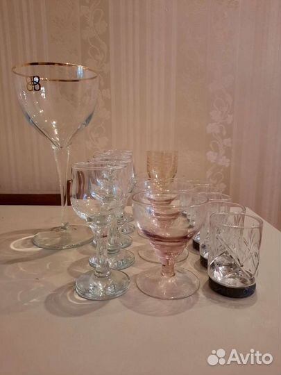Комплекты рюмок,фужеров, стопок