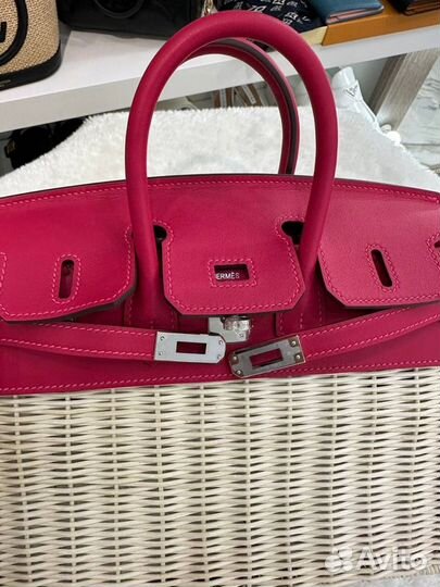 Сумка Hermes Birkin 25 соломенная