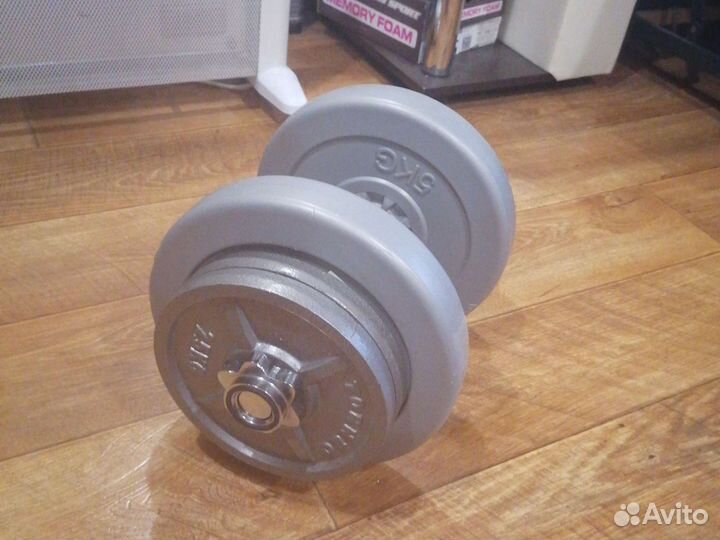 Гантеля разборная