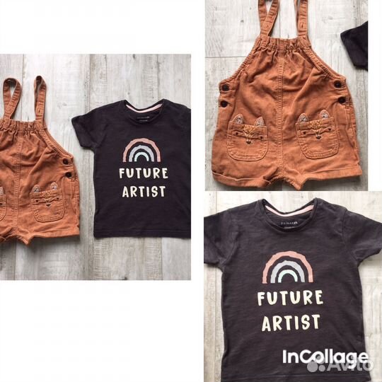 Пакет вещей на девочку 80-86