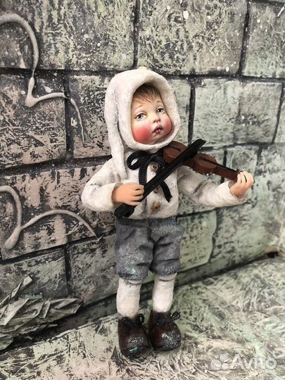 Ватные елочные игрушки