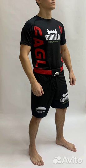 Комплект(футболка и шорты) Gorilla-eagle FC Red