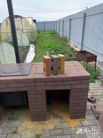 Лего кирпич Мангальная зона барбекю