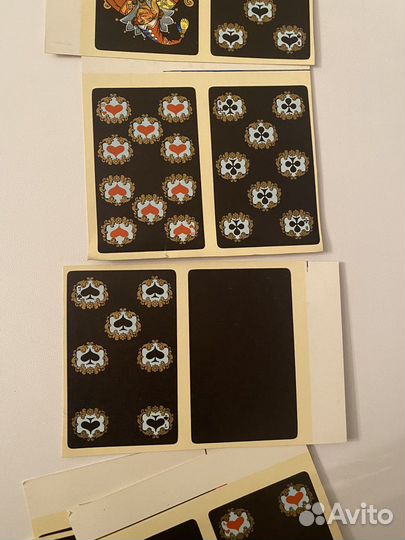 Неразрезанная колода Палех 1967 г карты