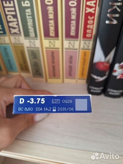 Линзы контактные 3.75