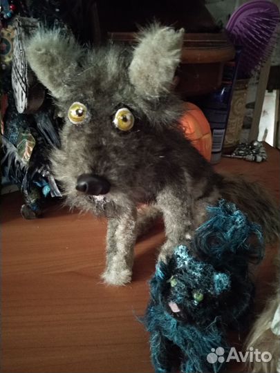 Собака мягкие игрушки авторские