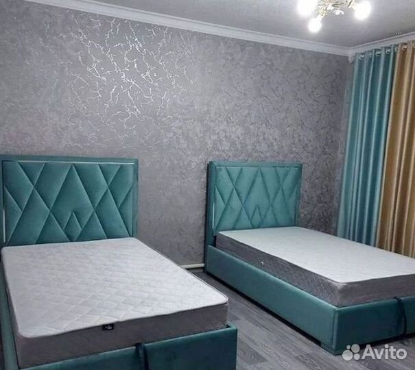 Кровать односпальная мягкая