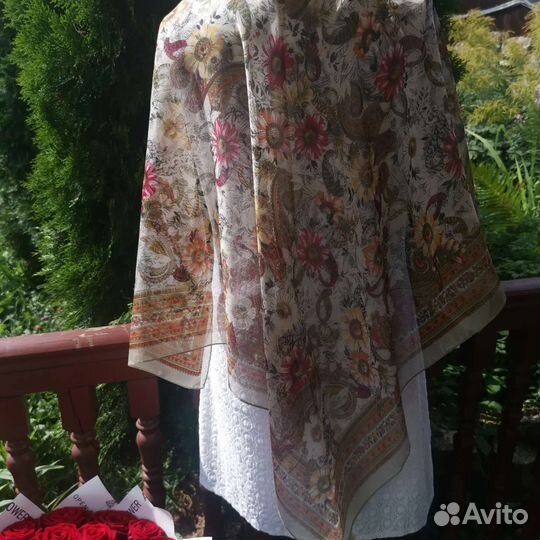 Красивый шифоновый платок