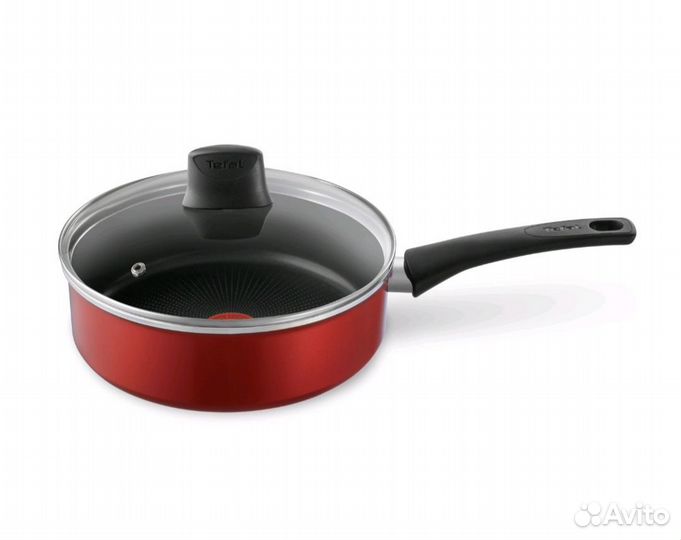 Набор посуды tefal daily expert с крышкой, 24/26см