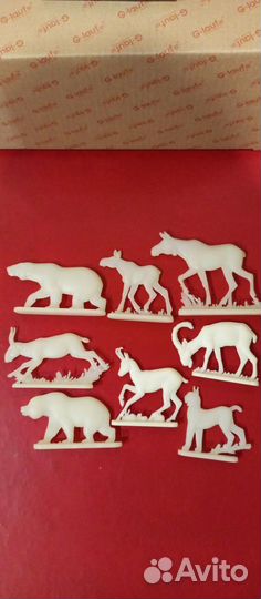 Звери колкий пластик СССР Советская игрушка /2