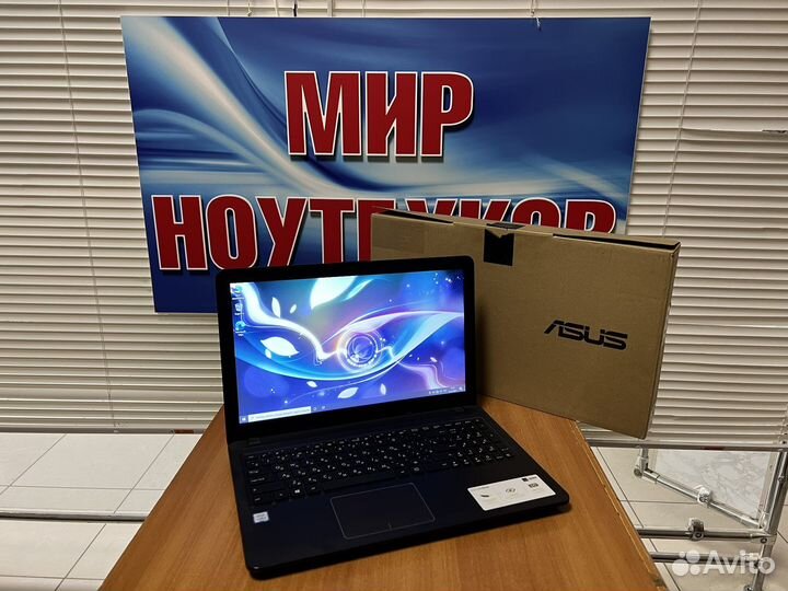 Новый мощный ноутбук Asus / упаковка / ssd