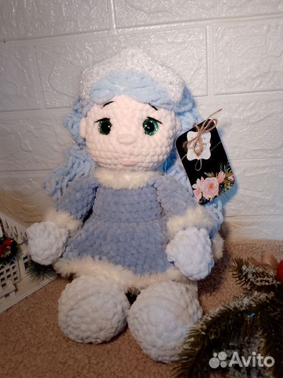 Вязаная снегурочка