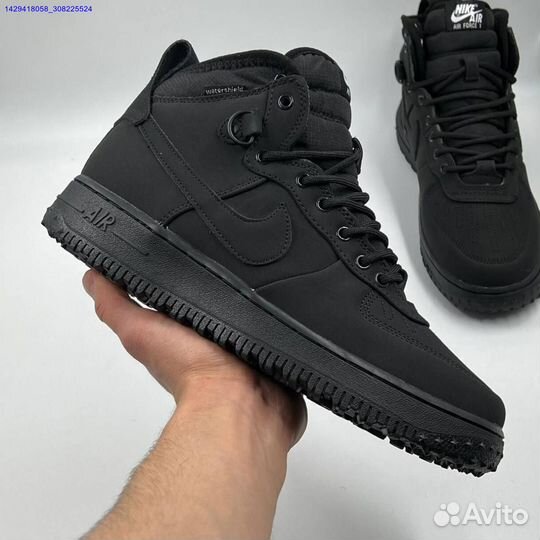 Кроссовки Nike Air Force 1 Duckboot (с мехом) (Арт.49467)