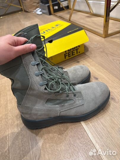 Берцы кожаные