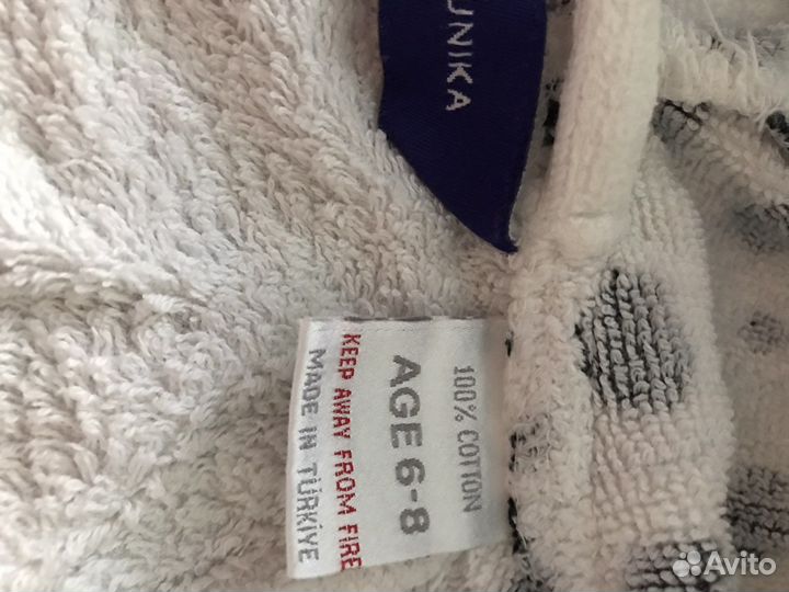 Детский махровый халат