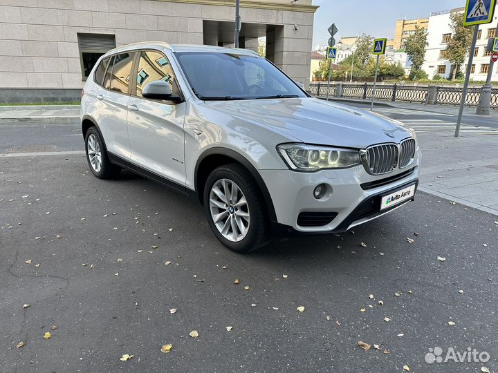 BMW X3 2.0 AT, 2016, 176 000 км