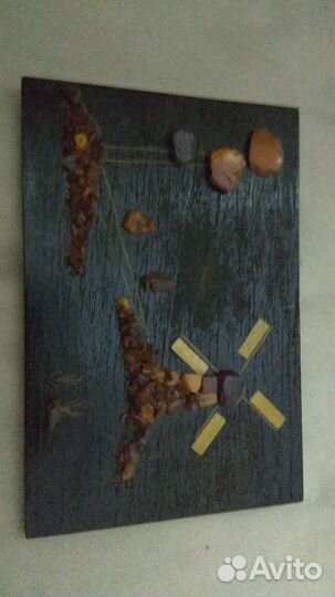 Панно из янтаря СССР