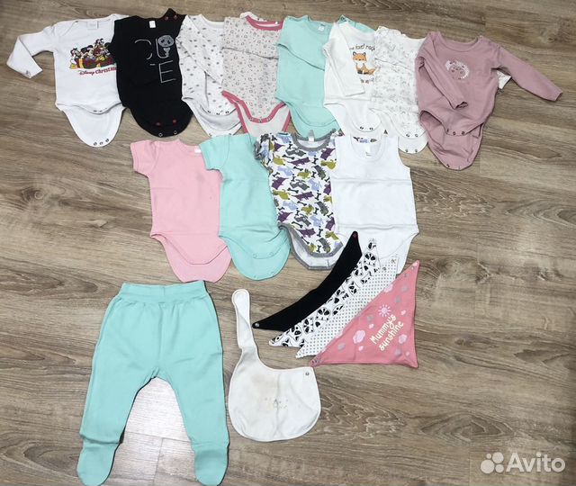 Одежда для девочки 6-9мес (р-р 74)