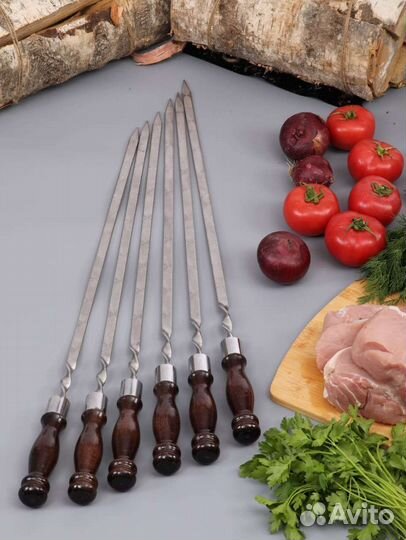 Шампура, набор 6 шт