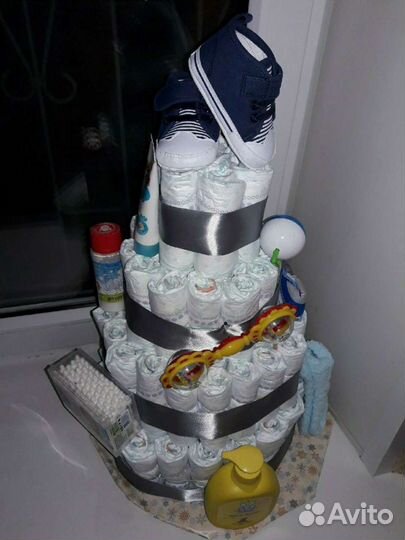 Торт из памперсов