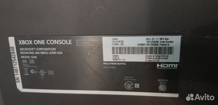 Xbox one 500 Гб