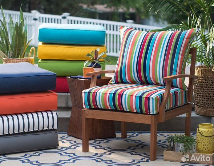 Пошив подушек для садовой мебели