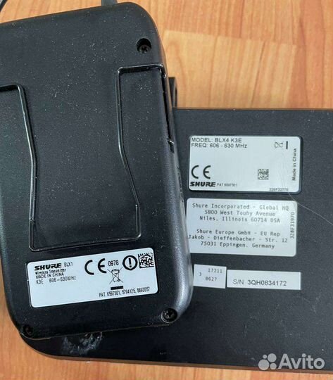 Головные и петличные Радиосистемы Shure