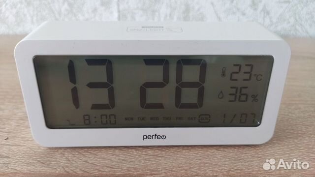 Часы-метеостанция Perfeo Brisa, белый, (PF-S8827) объявление продам