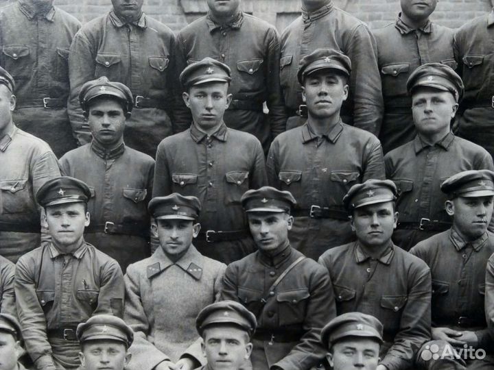 Фото /взвод солдат/ 1920e. годы. СССР
