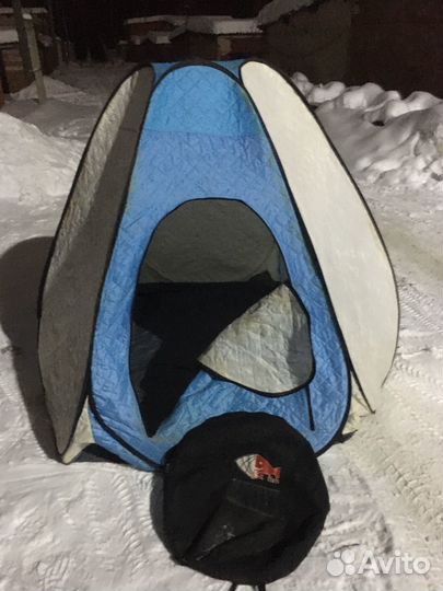 Палатка для зимней рыбалки трехслойная