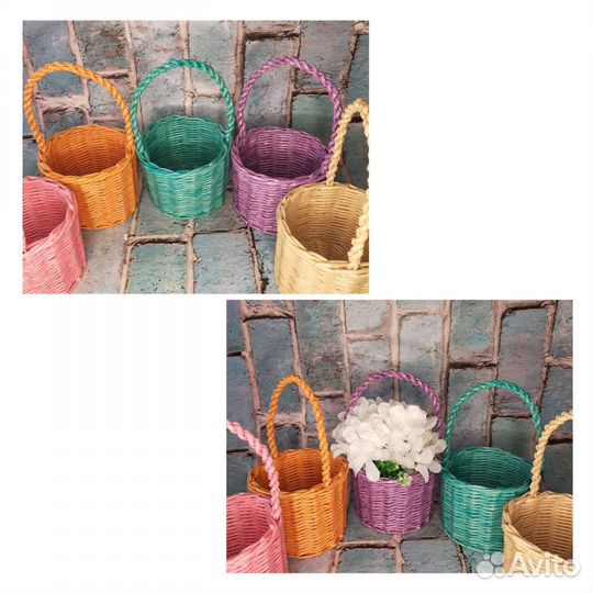 Корзина плетеная для подарков