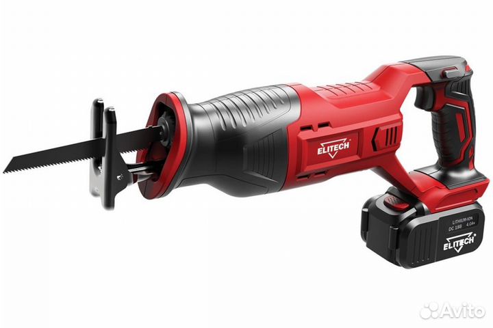 Пила сабельная Elitech пса 18 сл 18В,1х4.0Ач