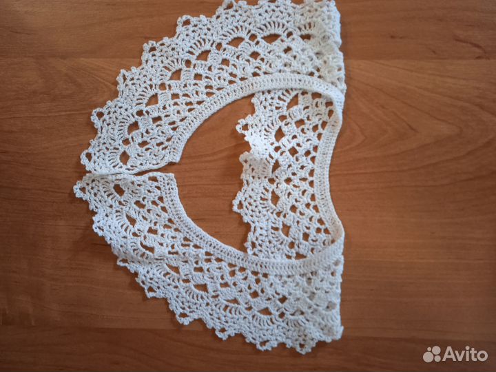 Кружевные, накладные воротники ручная работа