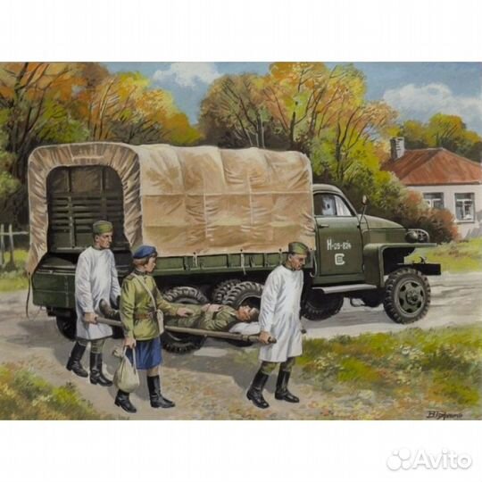 35513 Studebaker US6 с мед.персоналом