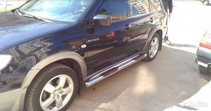 Подножки пороги на outlander 1