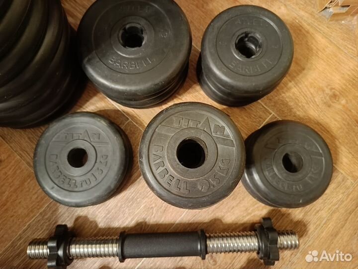 Гантели разборные Barbell 2 шт (84 кг)