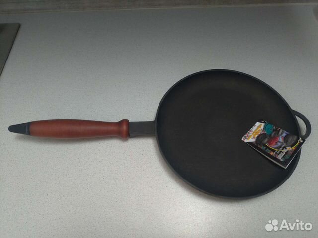 Чугунная блинная сковорода