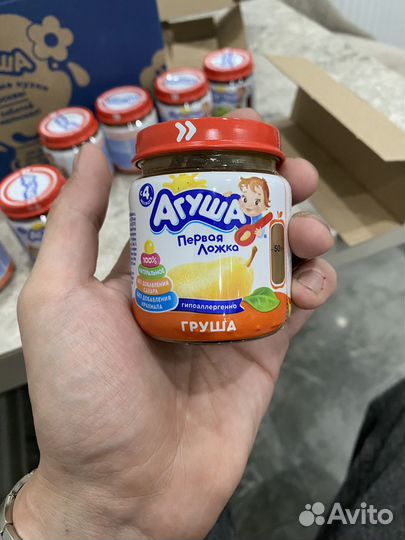 Пюре детское фруктовое Агуша