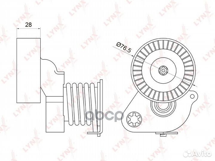 Натяжитель ремня навесного оборудования PT3018