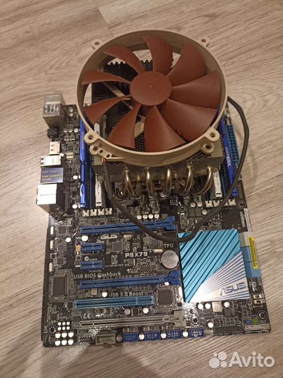 Комплект мат. плата, процессор, память, кулер