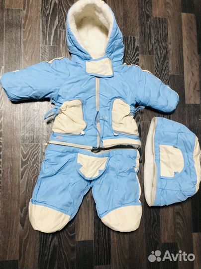 Конверт на выписку для мальчика зима