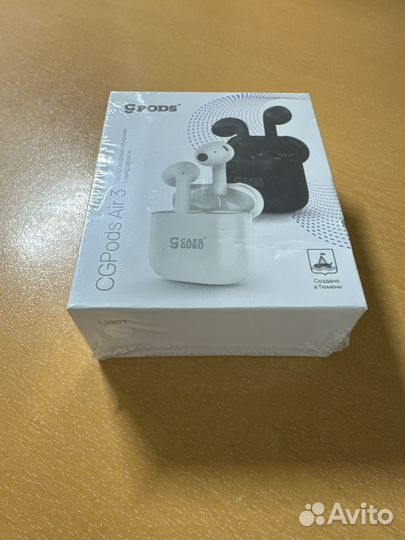 Беспроводные наушники cgpods air 3 белого цвета