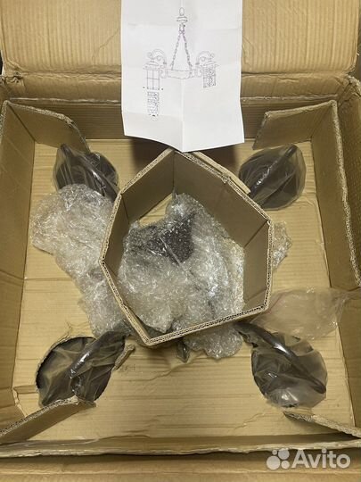 Люстра кованная