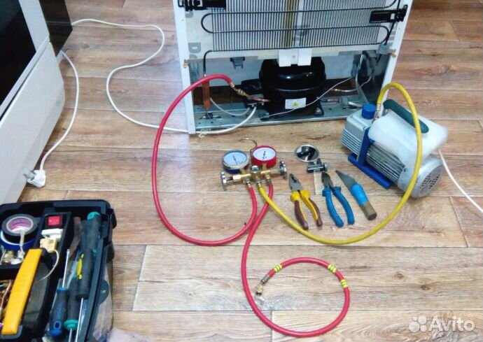Ремонт кондиционеров Холодильников Чистка Заправка